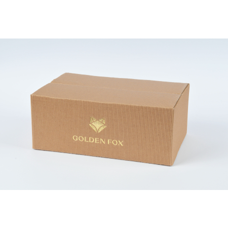GOLDEN FOX SZKLANKI DO WHISKY AMBER FIRE  DEER GOLD - 6 SZT